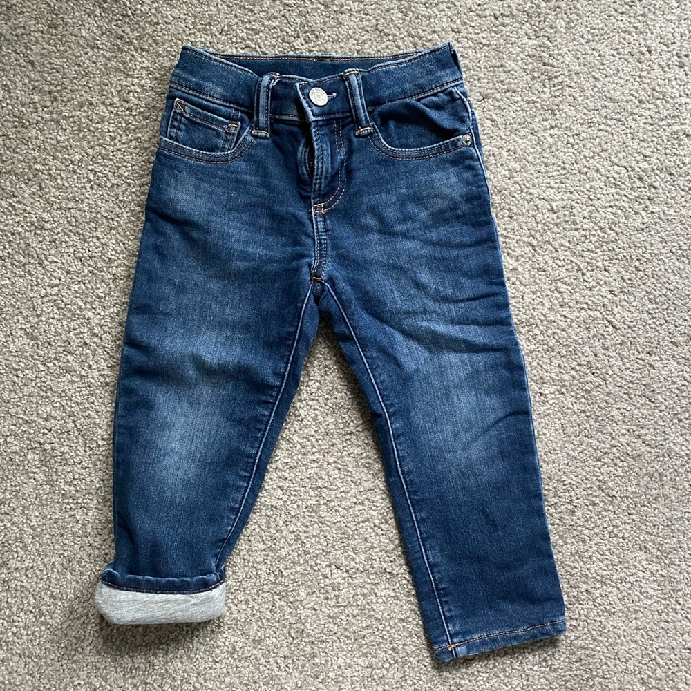 Gap Toddler Lined Jeans Size 3T